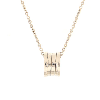 Bvlgari B.Zero1 Pendant Necklace 18K White Gold