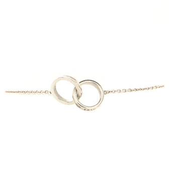 Tiffany & Co. 1837 Interlocking Circles Chain Bracelet Sterling Silver