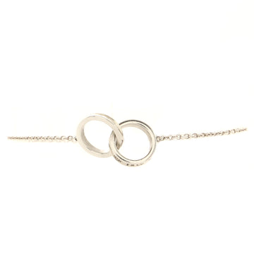 Tiffany & Co. 1837 Interlocking Circles Chain Bracelet Sterling Silver