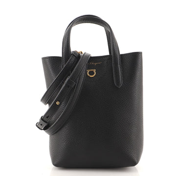 Salvatore Ferragamo Gancini Tote Leather Mini