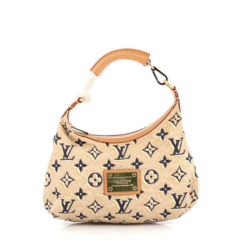 Louis Vuitton Bulles Handbag Monogram Nylon PM Brown