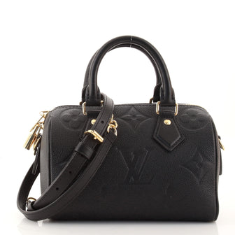 Louis Vuitton Speedy Bandouliere Bag Monogram Empreinte Giant 20