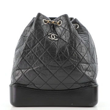 Chanel Gabrielle Backpack Quilted Aged Calfskin Medium