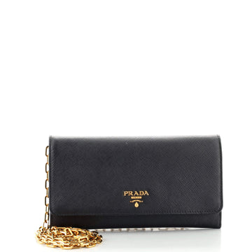 Prada Wallet on Chain Saffiano Leather
