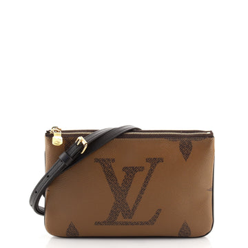 Louis Vuitton Double Zip Pochette Reverse Monogram Giant