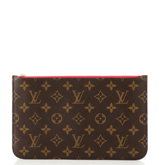 Louis Vuitton Neverfull Pochette Monogram Canvas Large