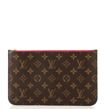 Louis Vuitton Neverfull Pochette Monogram Canvas Large