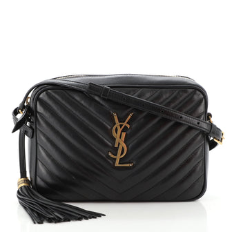 Saint Laurent Lou Camera Bag Matelasse Chevron Leather Small