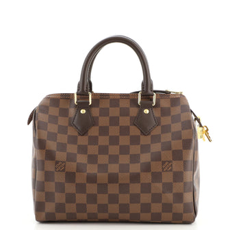 Louis Vuitton Speedy Handbag Damier 25