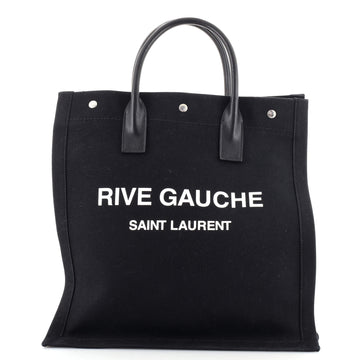 Saint Laurent Rive Gauche Shopper Tote Canvas Small