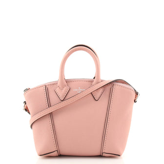 Louis Vuitton Soft Lockit Handbag Leather Nano