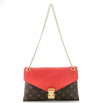 Louis Vuitton Pallas Chain Shoulder Bag Monogram Canvas and Calfskin