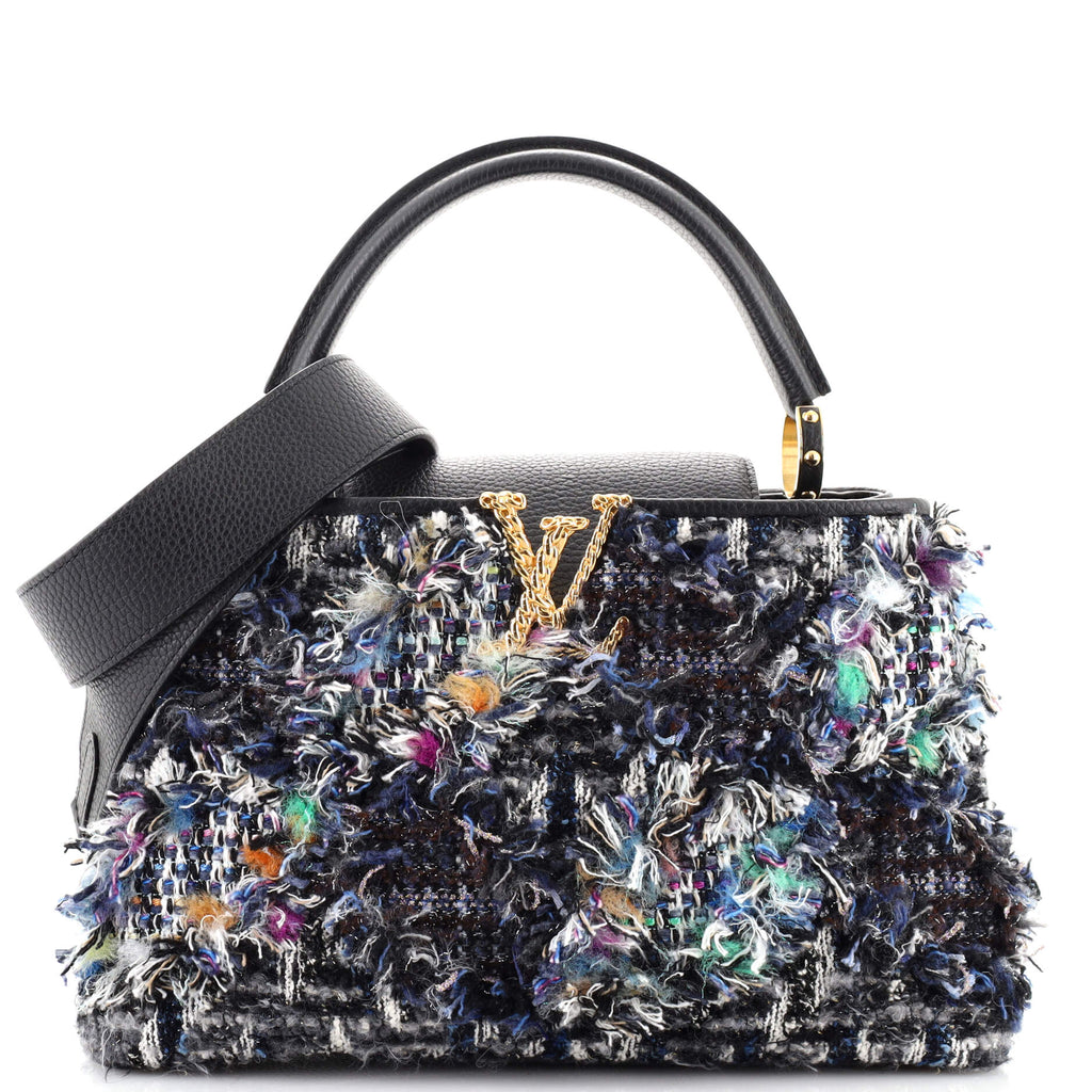 Louis Vuitton Capucines Bag Tweed MM Multicolor 2262771