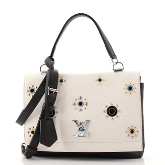 Louis Vuitton Lockme II Handbag Embellished Leather