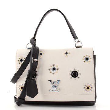 Louis Vuitton Lockme II Handbag Embellished Leather