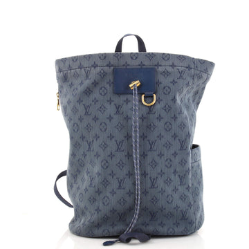 Louis Vuitton Chalk Backpack Monogram Denim