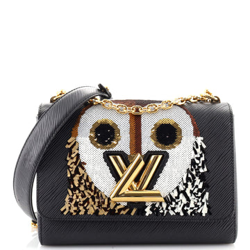 Louis Vuitton Twist Handbag Bird Motif Epi Leather MM