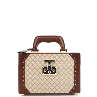 Gucci Watch Case Diamante Canvas and Leather