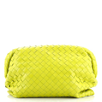 Bottega Veneta Clasp Bag Intrecciato Leather Medium