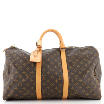Louis Vuitton Keepall Bag Monogram Canvas 50