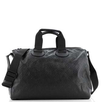 Louis Vuitton Speedy Bandouliere Bag Monogram Shadow Leather 40