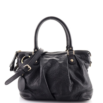 Gucci Sukey Top Handle Satchel Guccissima Leather Medium