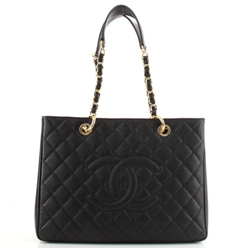 Chanel Grand Shopping Tote Quilted Caviar