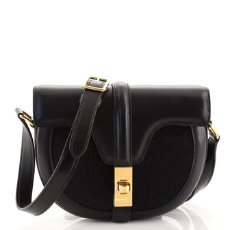 Celine Besace 16 Bag Calfskin and Pony Hair Small