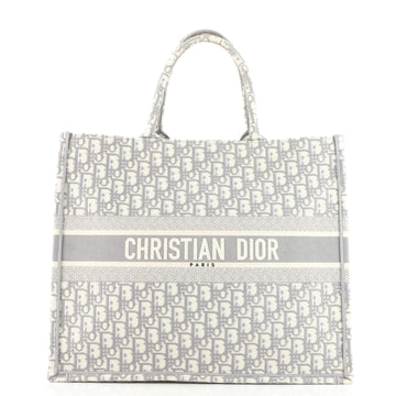 Christian Dior Book Tote Oblique Canvas Large