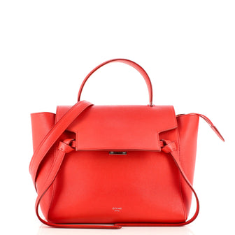 Celine Belt Bag Textured Leather Mini