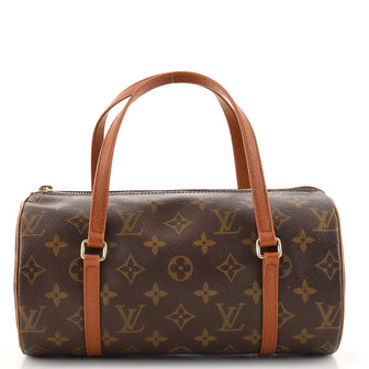 Louis Vuitton Papillon Handbag Monogram Canvas 26