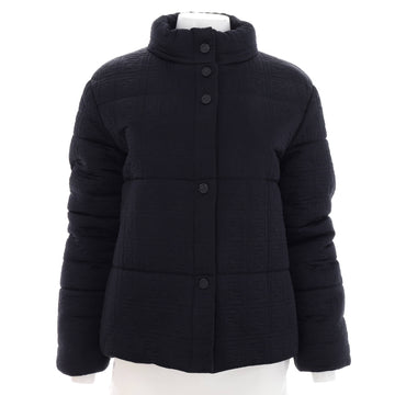 Fendi Women's Vintage Button-Up Jacket Zucca Quilted Polyester