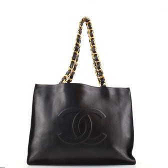 Chanel Vintage CC Chain Tote Lambskin XL