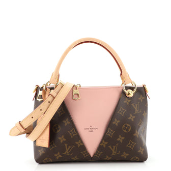 Louis Vuitton V Tote Monogram Canvas and Leather BB