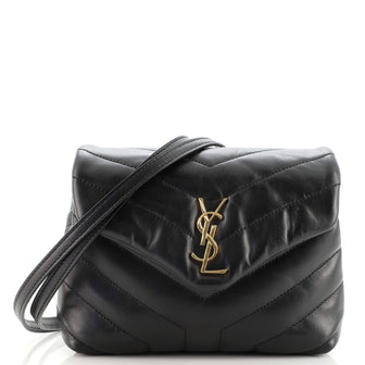 Saint Laurent LouLou Shoulder Bag Matelasse Chevron Leather Toy