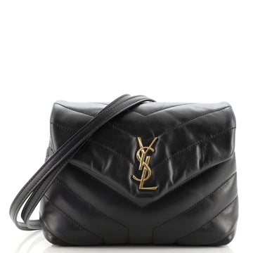 Saint Laurent LouLou Shoulder Bag Matelasse Chevron Leather Toy