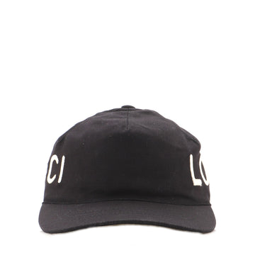 Gucci Loved Baseball Cap Embroidered Canvas