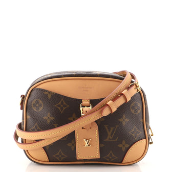 Louis Vuitton Deauville Handbag Monogram Canvas Mini
