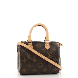 Louis Vuitton Speedy Bandouliere Bag Monogram Canvas Nano