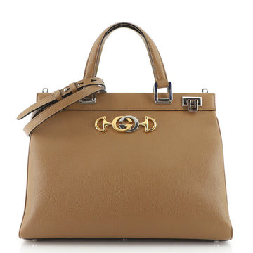 Gucci Zumi Top Handle Bag Leather Medium
