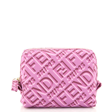 Fendi x Skims Beauty Pouch Printed Nylon Mini