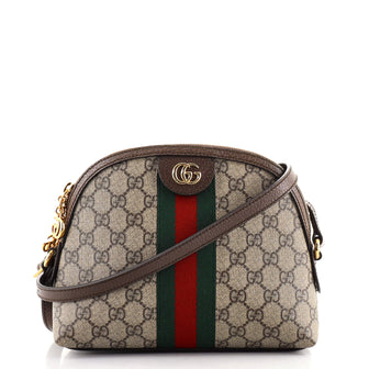 Gucci Ophidia Dome Shoulder Bag GG Coated Canvas Small