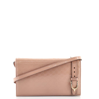 Gucci Nice Wallet on Strap Microguccissima Patent Mini