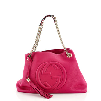 Gucci Soho Chain Strap Shoulder Bag Leather Medium