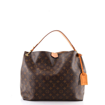 Louis Vuitton Graceful Handbag Monogram Canvas MM