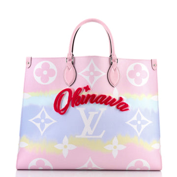 Louis Vuitton OnTheGo Tote Limited Edition Cities Escale Monogram Giant GM
