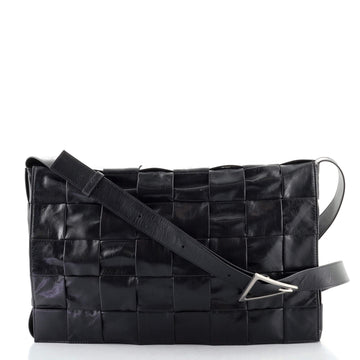 Bottega Veneta Cassette Crossbody Bag Maxi Intrecciato Leather Large