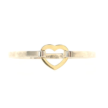 Tiffany & Co. Heart Buckle Bracelet Sterling Silver with 18K Yellow Gold