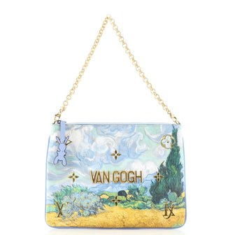 Louis Vuitton Pochette Clutch Limited Edition Jeff Koons Van Gogh Print Canvas