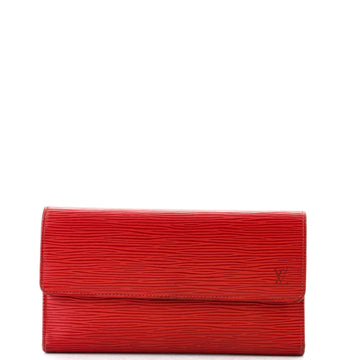 Louis Vuitton Porte Tresor International Wallet Epi Leather